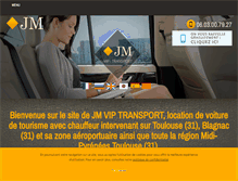 Tablet Screenshot of jmviptransport.com